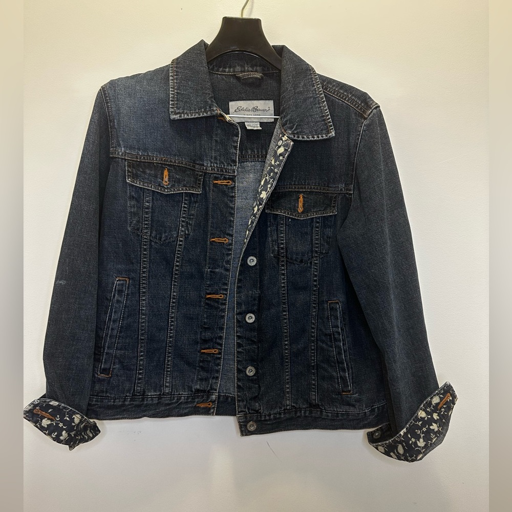 Eddie Bauer Dark Wash Jean Jacket